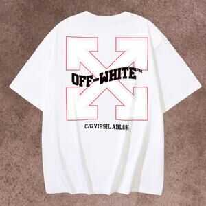 Off-white men's white short sleeve T-shirt